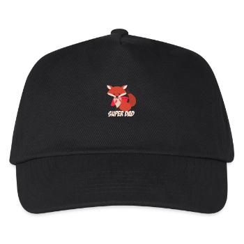 Super Dad Fuchs Father - Kids’ Baseball Cap - black - Front