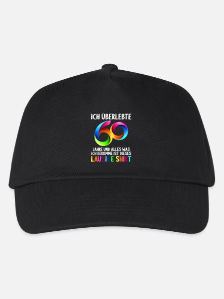 60 Jahre Alter 60. Geburtstag lausiges Shirt - Kinder Basecap - Schwarz