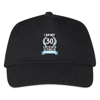 30 ans 30 ans 30 ans 30 ans 30 ans - Casquette de baseball Enfant - noir - Devant
