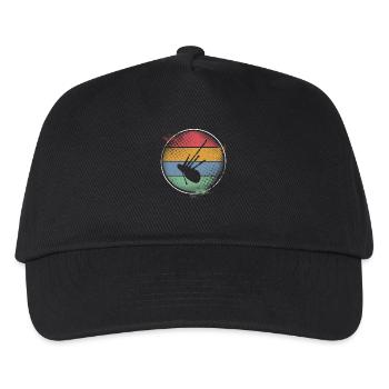 Dudelsack - Kinder Basecap - Schwarz - Vorne