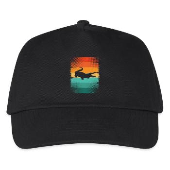 Alligator - Kinder Basecap - Schwarz - Vorne