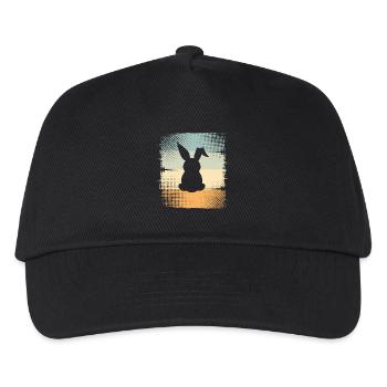 Rabbit - Kids’ Baseball Cap - black - Front