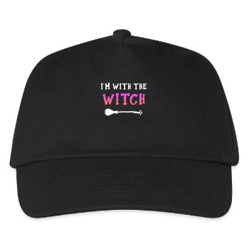 Je suis avec la sorcière - Casquette de baseball Enfant - noir - Devant