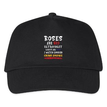 True Crime Show Saying - Kids’ Baseball Cap - black - Front