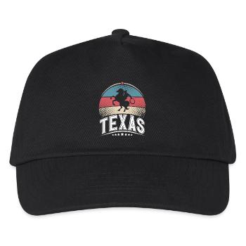 Texas - Kinder Basecap - Schwarz - Vorne
