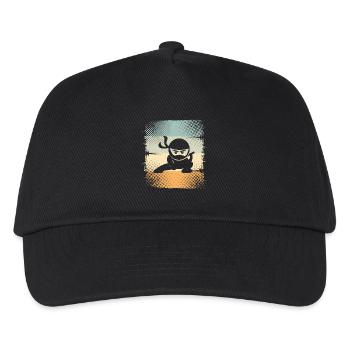 Ninja - Kids’ Baseball Cap - black - Front
