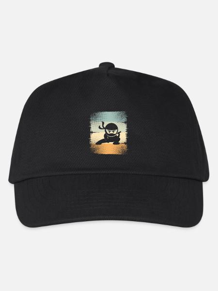 Ninja - Kinder Basecap - Schwarz