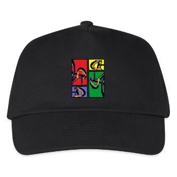 Comic Strips Road Bike Keirin - Cycling - Kids’ Baseball Cap - black - Front