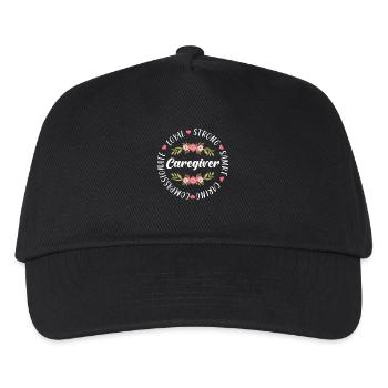 Caregiver gift. - Kids’ Baseball Cap - black - Front