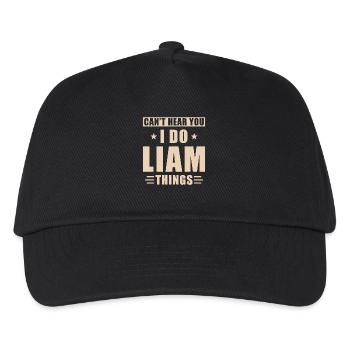 Liam choses - Casquette de baseball Enfant - noir - Devant
