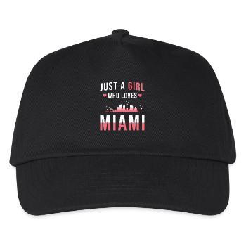 Miami - Kinder Basecap - Schwarz - Vorne