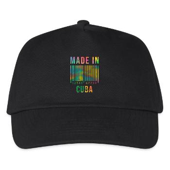 Cuba born Made in Cuba - Kids’ Baseball Cap - black - Front