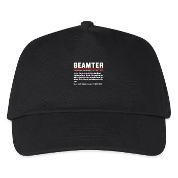 Beamten Verbeamtung öffentlicher Dienst Definition - Kinder Basecap - Schwarz - Vorne