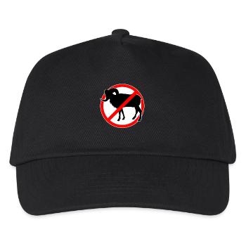 Chèvres ou mouflons interdits - chèvre - Casquette de baseball Enfant - noir - Devant