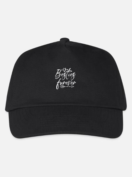 Besties forever - Kinder Basecap - Schwarz