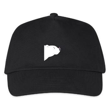 Eisbär - Kinder Basecap - Schwarz - Vorne