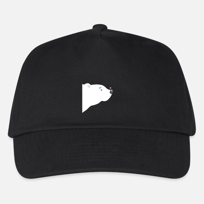 Eisbär - Kinder Basecap - Schwarz