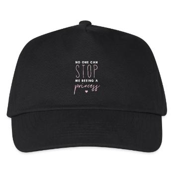 Princesse - Casquette de baseball Enfant - noir - Devant