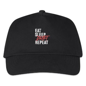 Eat Sleep Drift Repeat - Kids’ Baseball Cap - black - Front