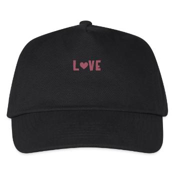 Love - Kinder Basecap - Schwarz - Vorne