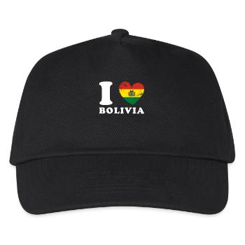 I love Bolivia - Kids’ Baseball Cap - black - Front