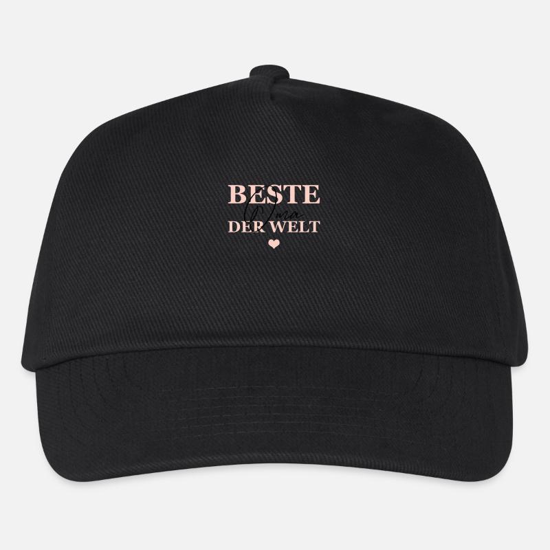 Beste Oma Der Welt - Kinder Basecap - Schwarz