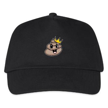 Poop King - Kids’ Baseball Cap - black - Front