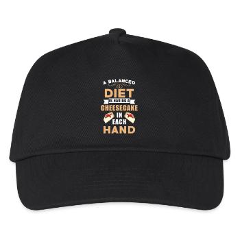 Cheesecake Diet - Kids’ Baseball Cap - black - Front