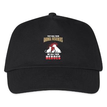 Animal rescuers - Kids’ Baseball Cap - black - Front