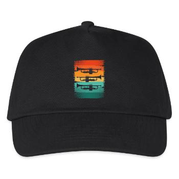 Trumpet - Kids’ Baseball Cap - black - Front