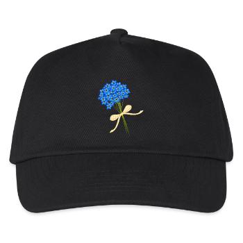 bouquets délicats oubliez-moi-pas - Casquette de baseball Enfant - noir - Devant