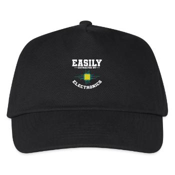 Easily Distracted By Electronics Profession - Kids’ Baseball Cap - black - Front