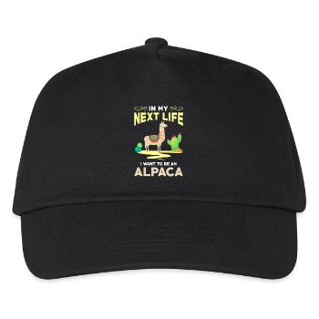 Alpaca - Kids’ Baseball Cap - black - Front