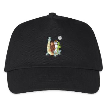 Bigfoot Alien Einhorn auf Loch Ness - Kinder Basecap - Schwarz - Vorne