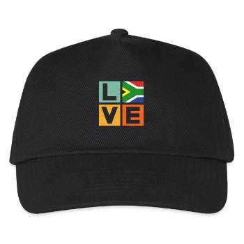 Südafrika Liebe - Kinder Basecap - Schwarz - Vorne