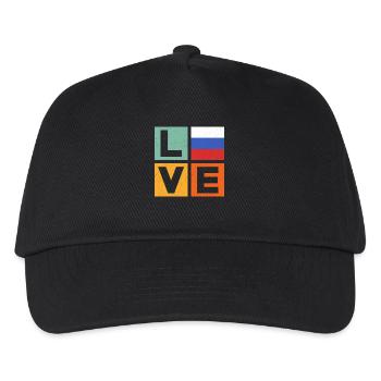 Russia Love - Kids’ Baseball Cap - black - Front