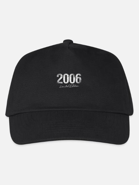 Geburtstag 2006 Limited Edition Geschenk Used Cool - Kinder Basecap - Schwarz