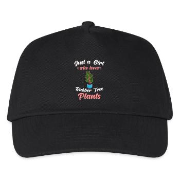 Rubber plant - Kids’ Baseball Cap - black - Front