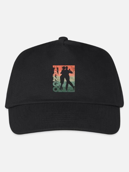 Tango Argentino Retro Vintage Tango Vals Dance - Kinder Basecap - Schwarz
