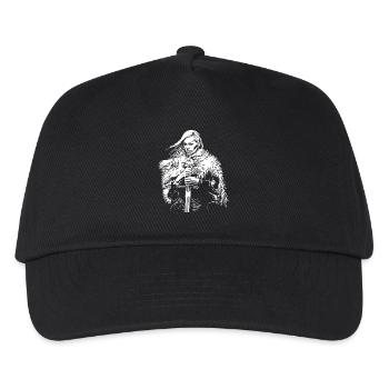 Viking Warrior Woman - Kids’ Baseball Cap - black - Front