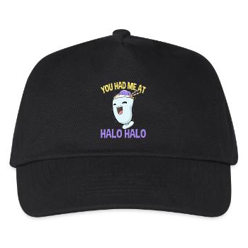 Halo Halo Philippinen philippinisches Essen Kawaii - Kinder Basecap - Schwarz - Vorne