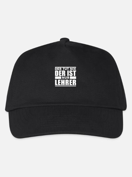 Lehrer - Kinder Basecap - Schwarz