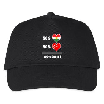 Kurdistan and Turkey Genius / present - Kids’ Baseball Cap - black - Front