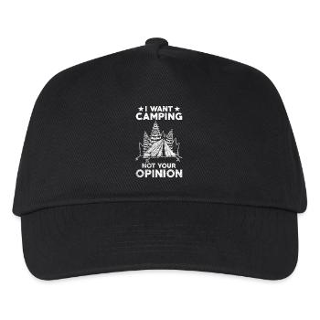 Camper - Kinder Basecap - Schwarz - Vorne