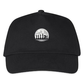 Échecs - Casquette de baseball Enfant - noir - Devant