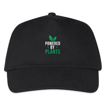 Powered by Plants - Kids’ Baseball Cap - black - Front