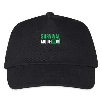 Prepper Survival Outdoor Saying - Kids’ Baseball Cap - black - Front