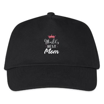 Weltbeste Mama - Kinder Basecap - Schwarz - Vorne