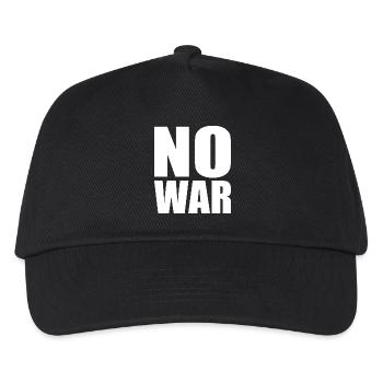 No war - Kids’ Baseball Cap - black - Front