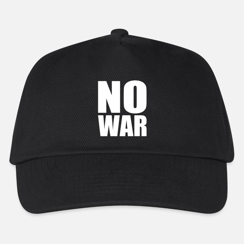 No war - Kinder Basecap - Schwarz